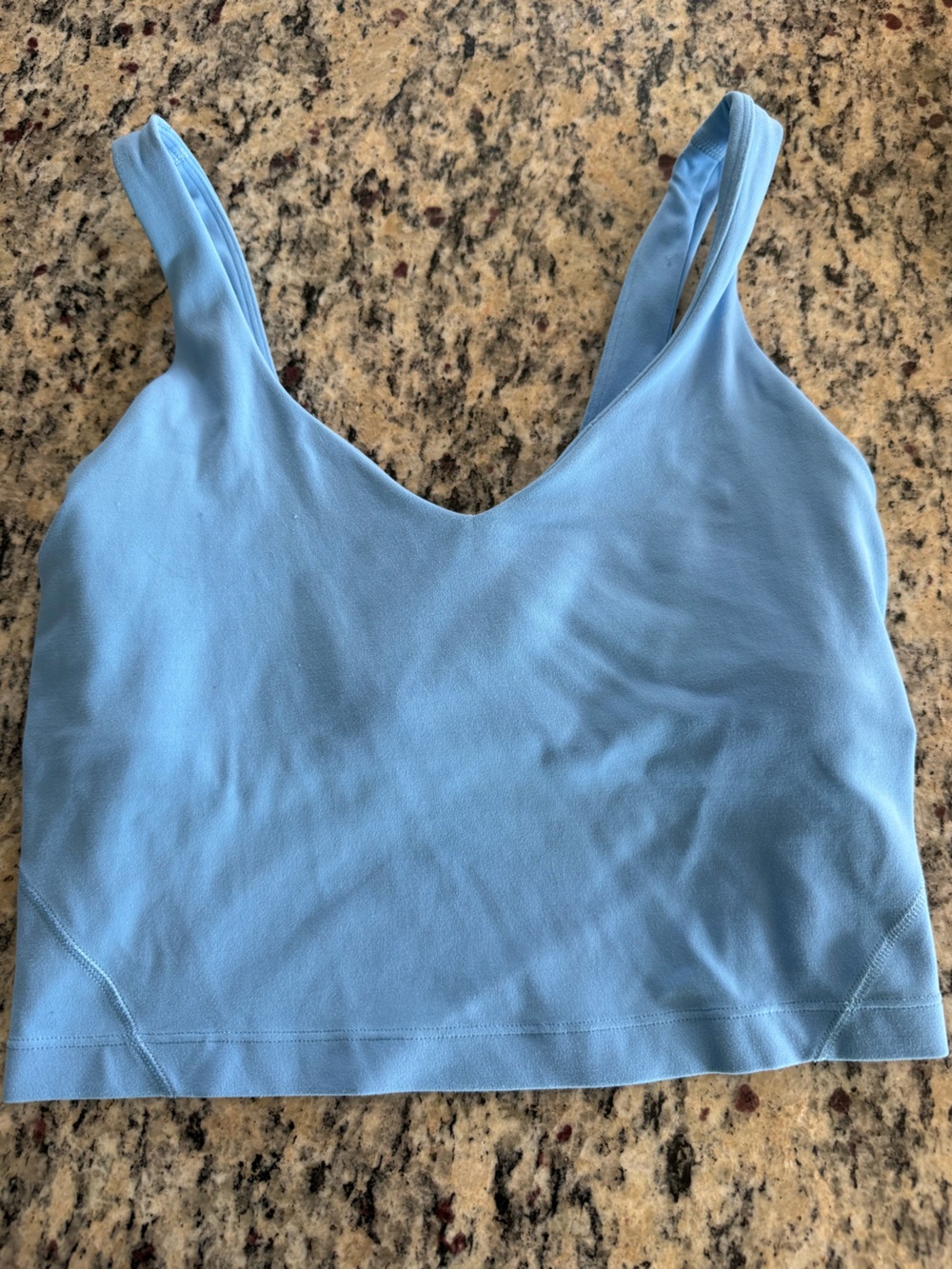 Lululemon align Light Blue crop Tank Top size 2